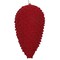 Vickerman 10" Burgundy Flocked Pinecone Ornament - MT195865D